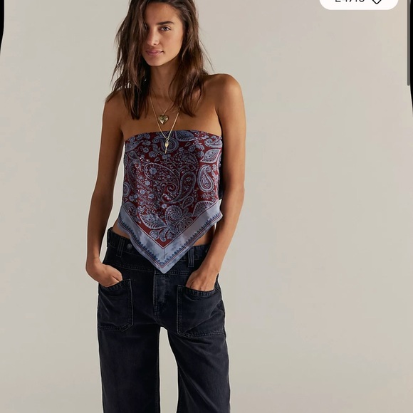 Free People We The Free Palmer Cuffed Jeans Size 30 - Picture 5 of 9